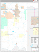 Pottawatomie County, OK Digital Map Premium Style