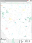 Potter County, PA Digital Map Premium Style