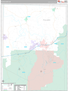 Pulaski County, MO Digital Map Premium Style