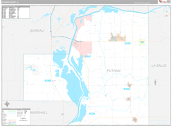 Putnam County, IL Digital Map Premium Style