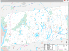 Putnam County, NY Digital Map Premium Style