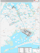 Queens County, NY Digital Map Premium Style