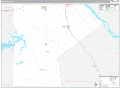 Ralls County, MO Digital Map Premium Style