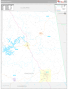 Randolph County, AL Digital Map Premium Style