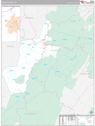Randolph County, WV Digital Map Premium Style