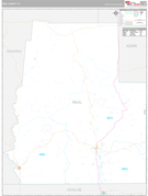 Real County, TX Digital Map Premium Style