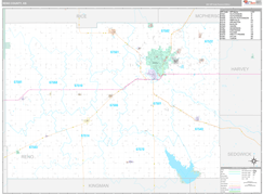 Reno County, KS Digital Map Premium Style