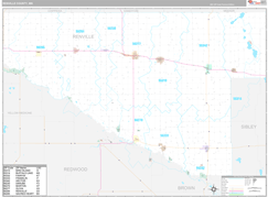 Renville County, MN Digital Map Premium Style