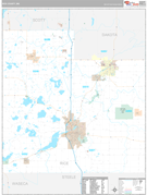 Rice County, MN Digital Map Premium Style