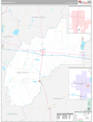 Richland Parish (County), LA Digital Map Premium Style