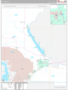 Riley County, KS Digital Map Premium Style