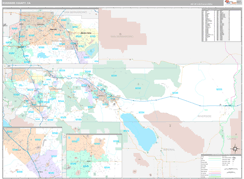 Riverside County, CA Digital Map Premium Style