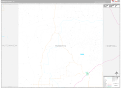 Roberts County, TX Digital Map Premium Style