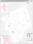 Robertson County, TX Digital Map Premium Style