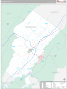 Rockbridge County, VA Digital Map Premium Style