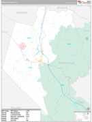 Rockcastle County, KY Digital Map Premium Style