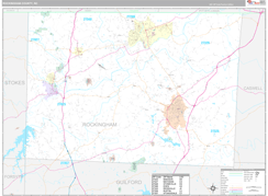 Rockingham County, NC Digital Map Premium Style