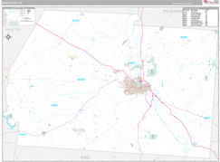 Ross County, OH Digital Map Premium Style
