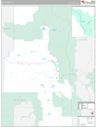 Routt County, CO Digital Map Premium Style