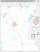 Rusk County, TX Digital Map Premium Style