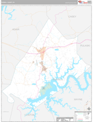 Russell County, KY Digital Map Premium Style