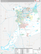 Sacramento County, CA Digital Map Premium Style