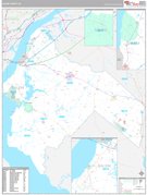 Salem County, NJ Digital Map Premium Style