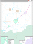 Saline County, IL Digital Map Premium Style