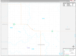 Sanborn County, SD Digital Map Premium Style