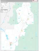 Sanpete County, UT Digital Map Premium Style