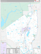 Saratoga County, NY Digital Map Premium Style