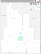 Schley County, GA Digital Map Premium Style