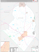 Scotland County, NC Digital Map Premium Style