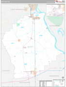 Scott County, MO Digital Map Premium Style