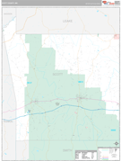Scott County, MS Digital Map Premium Style