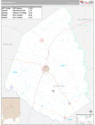Screven County, GA Digital Map Premium Style