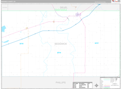 Sedgwick County, CO Digital Map Premium Style