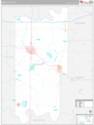 Seminole County, OK Digital Map Premium Style