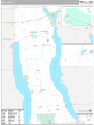 Seneca County, NY Digital Map Premium Style