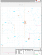 Seward County, NE Digital Map Premium Style