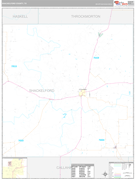 Shackelford County, TX Digital Map Premium Style