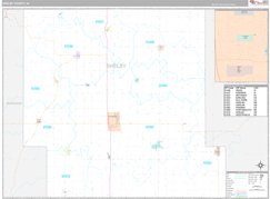 Shelby County, IA Digital Map Premium Style