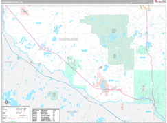 Sherburne County, MN Digital Map Premium Style