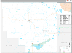 Sheridan County, MT Digital Map Premium Style
