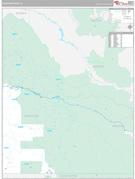 Shoshone County, ID Digital Map Premium Style