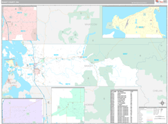 Skagit County, WA Digital Map Premium Style