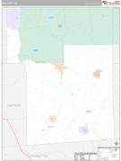 Smith County, MS Digital Map Premium Style