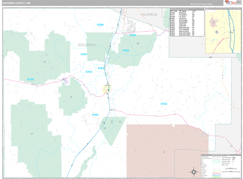 Socorro County, NM Digital Map Premium Style