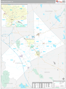 Stanislaus County, CA Digital Map Premium Style