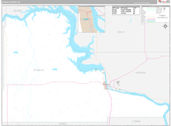 Stanley County, SD Digital Map Premium Style